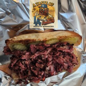 A Taste Of LA Pastrami Sandwich